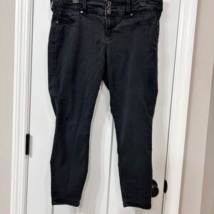 Torrid Dark Charcoal Ankle Jeans